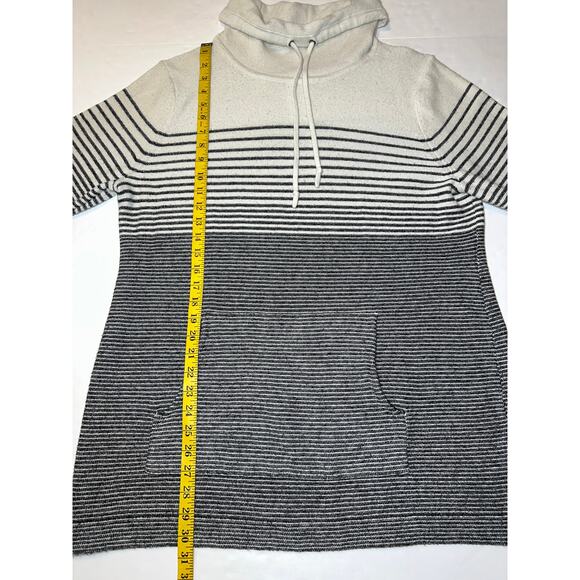 T by Talbots Women's XL Striped Cowl Neck Sweater - Picture 4 of 7